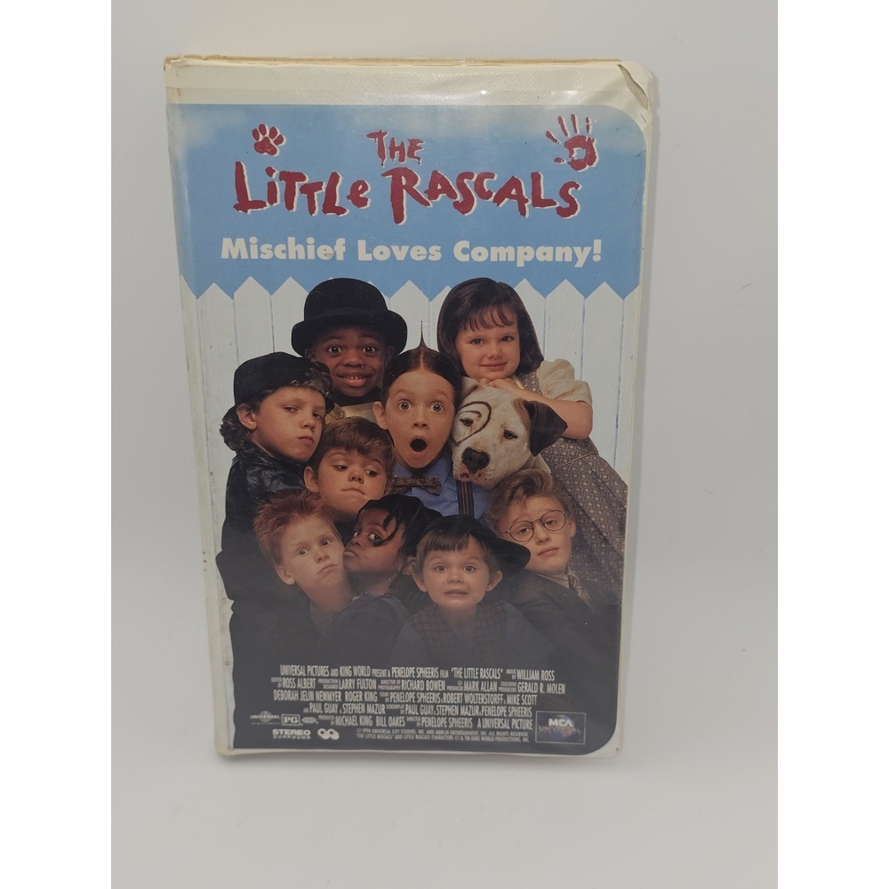 The Little Rascals Mischief Loves‎ Company 2000 VHS Clamshell VTG Video Tape